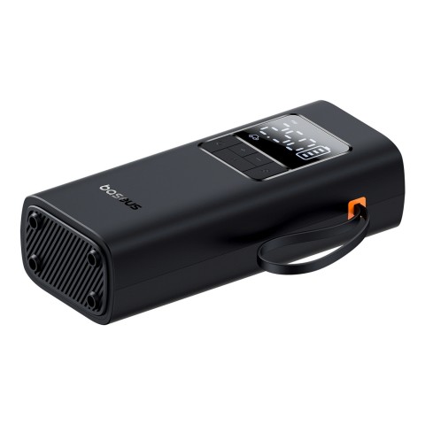 
Baterijomis maitinamas kompresorius, padangų pompa su ekranu, 50 W, 4000 mAh - juodas
