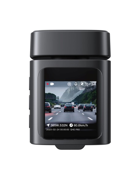 
„PrimeTrip VD1“ 2K+1080p automobilio vaizdo registratorius – juodas
