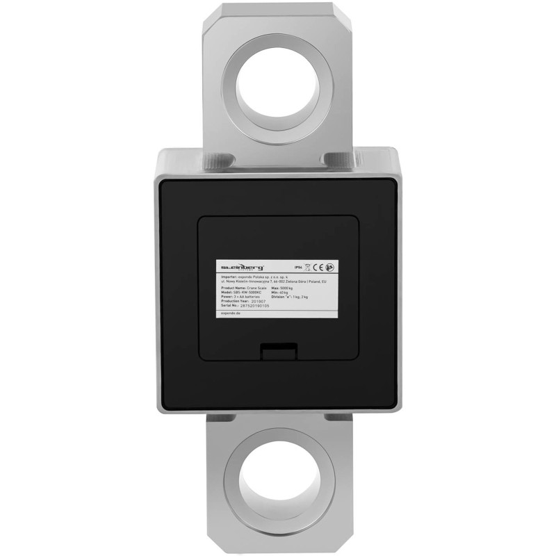 Pakabinamos svarstyklės su nuotolinio valdymo pultu iki 5000 kg / 1 arba 2 kg LCD