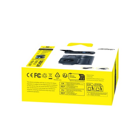 
„PrimeTrip VD1“ 2K+1080p automobilio vaizdo registratorius – juodas
