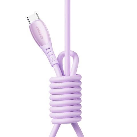 
„Vibrant Series“ 60 W USB-C laidas, 1,2 m – violetinis
