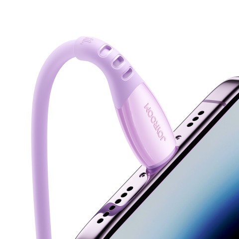 
„Vibrant Series“ 60 W USB-C laidas, 1,2 m – violetinis
