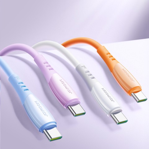 
„Vibrant Series“ 60 W USB-C laidas, 1,2 m – violetinis
