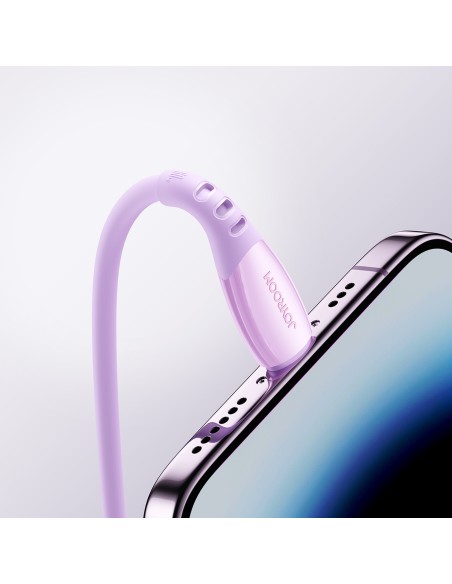 
„Vibrant Series“ 60 W USB-C laidas, 1,2 m – violetinis

