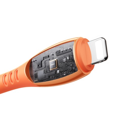 
USB-C laidas – „iPhone Lightning Vibrant“ serijos 30 W 1,2 m – oranžinis

