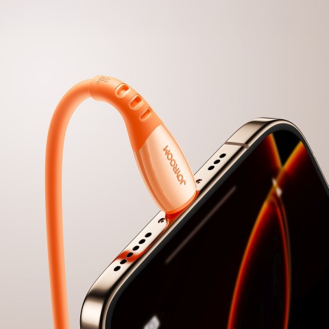 
USB-C laidas – „iPhone Lightning Vibrant“ serijos 30 W 1,2 m – oranžinis
