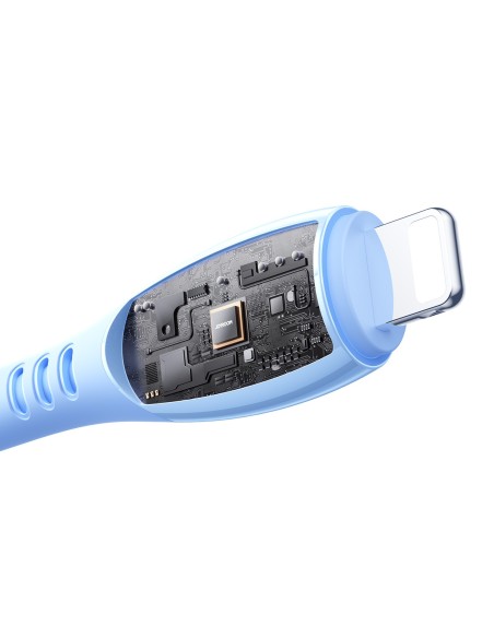 
USB-C laidas – „iPhone Lightning Vibrant“ serijos 30 W 1,2 m – mėlynas
