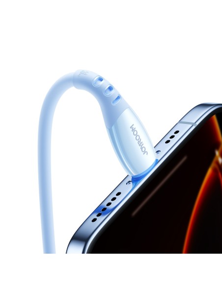 
USB-C laidas – „iPhone Lightning Vibrant“ serijos 30 W 1,2 m – mėlynas
