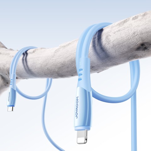 
USB-C laidas – „iPhone Lightning Vibrant“ serijos 30 W 1,2 m – mėlynas
