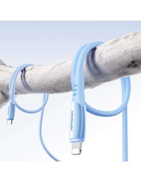 
USB-C laidas – „iPhone Lightning Vibrant“ serijos 30 W 1,2 m – mėlynas
