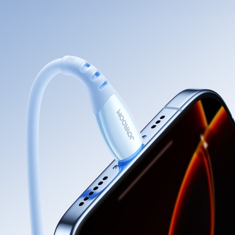 
USB-C laidas – „iPhone Lightning Vibrant“ serijos 30 W 1,2 m – mėlynas
