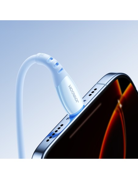
USB-C laidas – „iPhone Lightning Vibrant“ serijos 30 W 1,2 m – mėlynas
