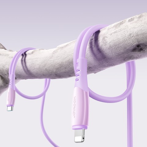 
USB-C laidas – „iPhone Lightning Vibrant“ serijos 30 W 1,2 m – violetinis
