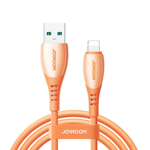 
USB-A laidas – „iPhone Lightning Vibrant“ serijos 3A 1,2 m – oranžinis
