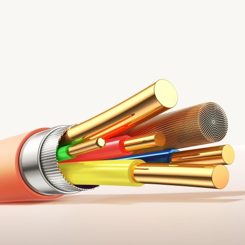 
USB-A laidas – „iPhone Lightning Vibrant“ serijos 3A 1,2 m – oranžinis
