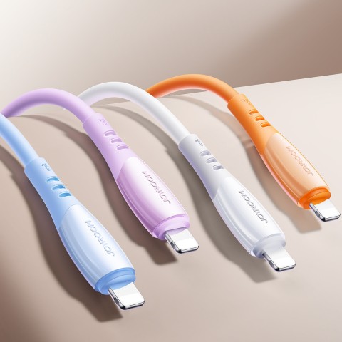 
USB-A laidas – „iPhone Lightning Vibrant“ serijos 3A 1,2 m – oranžinis
