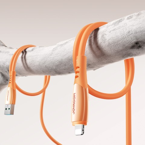 
USB-A laidas – „iPhone Lightning Vibrant“ serijos 3A 1,2 m – oranžinis
