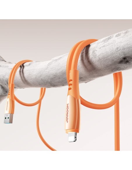 
USB-A laidas – „iPhone Lightning Vibrant“ serijos 3A 1,2 m – oranžinis

