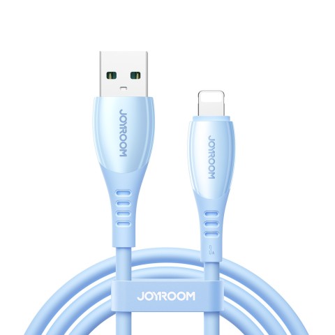 
USB-A laidas – iPhone Lightning Vibrant Series 3A 1.2m – Mėlynas
