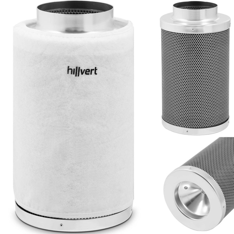 Anglies filtras su pirminiu filtru ventiliacijai 130 mm 110-340 m3/val.