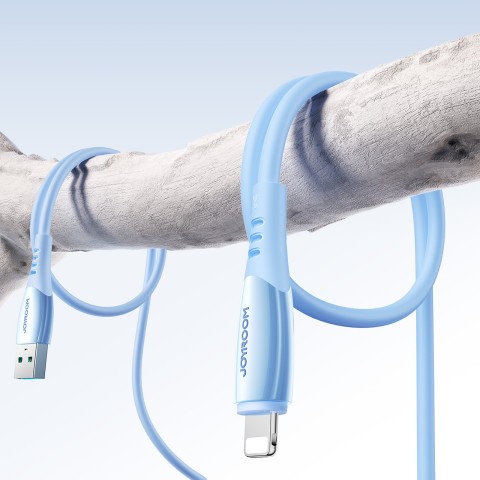
USB-A laidas – iPhone Lightning Vibrant Series 3A 1.2m – Mėlynas
