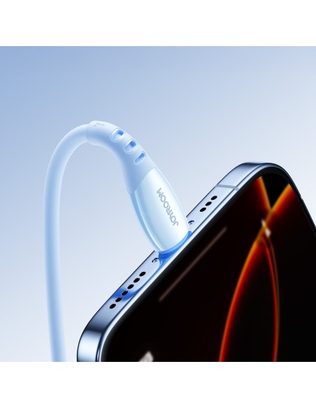 
USB-A laidas – iPhone Lightning Vibrant Series 3A 1.2m – Mėlynas
