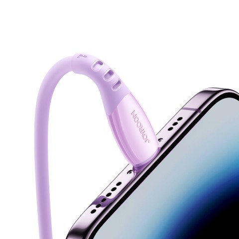 
USB-A laidas – „iPhone Lightning Vibrant Series 3A“ 1,2 m – violetinis
