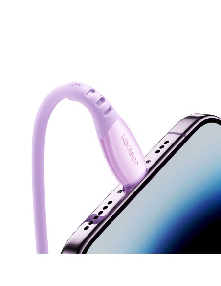 
USB-A laidas – „iPhone Lightning Vibrant Series 3A“ 1,2 m – violetinis
