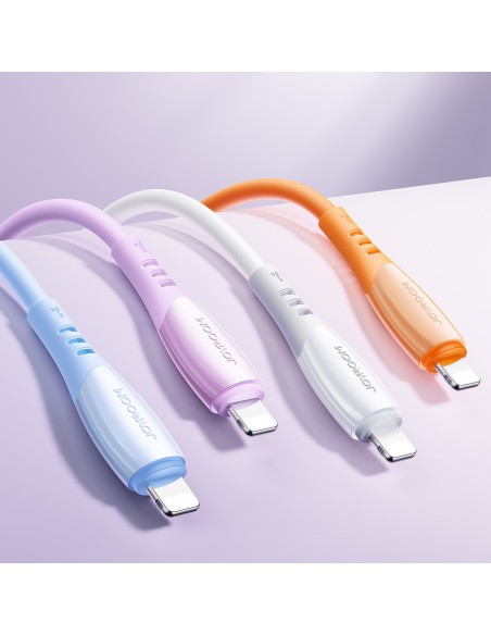 
USB-A laidas – „iPhone Lightning Vibrant Series 3A“ 1,2 m – violetinis
