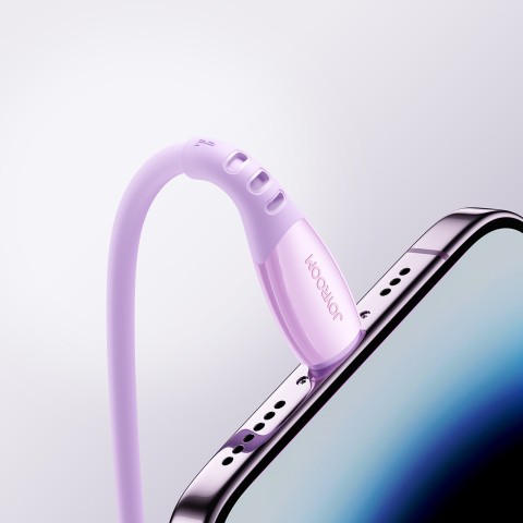 
USB-A laidas – „iPhone Lightning Vibrant Series 3A“ 1,2 m – violetinis
