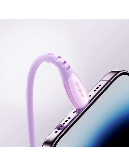 
USB-A laidas – „iPhone Lightning Vibrant Series 3A“ 1,2 m – violetinis
