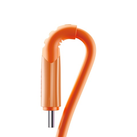 
„Vibrant“ serijos 3A USB-A - USB-C laidas 1,2 m - oranžinis
