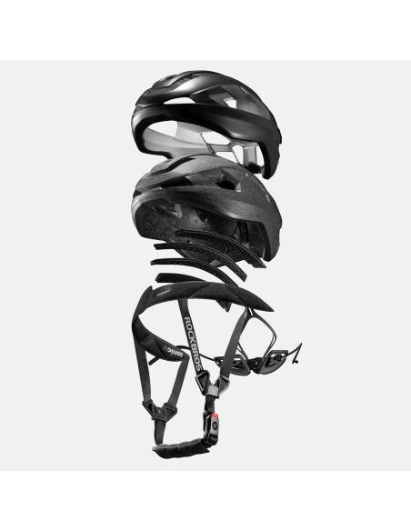 
LK-15 anglies pluošto dviračio šalmas 58–62 cm – juodas
