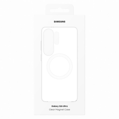 
„Samsung Galaxy S26 Ultra“ skaidrus „MagSafe“ magnetinis dėklas – permatomas
