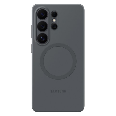 
„Samsung Galaxy S26 Ultra“ silikoninis dėklas „MagSafe“ su magnetu – juodas
