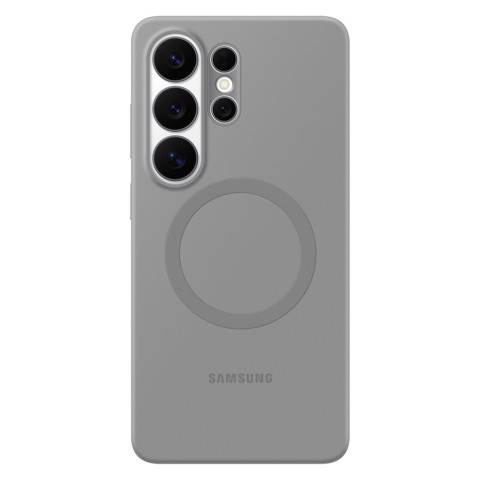 
„Samsung Galaxy S26 Ultra“ silikoninis dėklas „MagSafe“ su magnetu – pilkas
