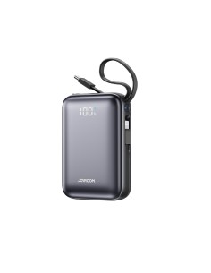 
20000mAh 22,5W USB-C nešiojama baterija su dvigubu laidu – juoda
