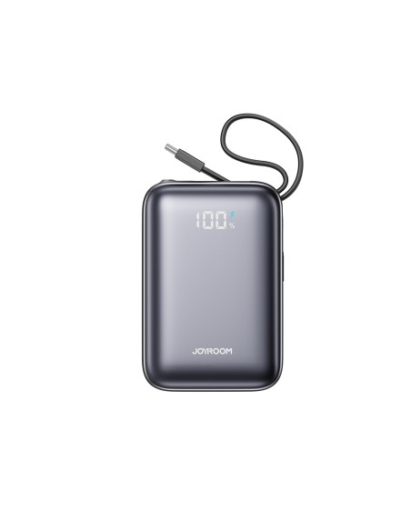 
20000mAh 22,5W USB-C nešiojama baterija su dvigubu laidu – juoda
