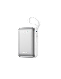 
20000mAh 22,5W USB-C nešiojama baterija su dvigubu laidu – balta
