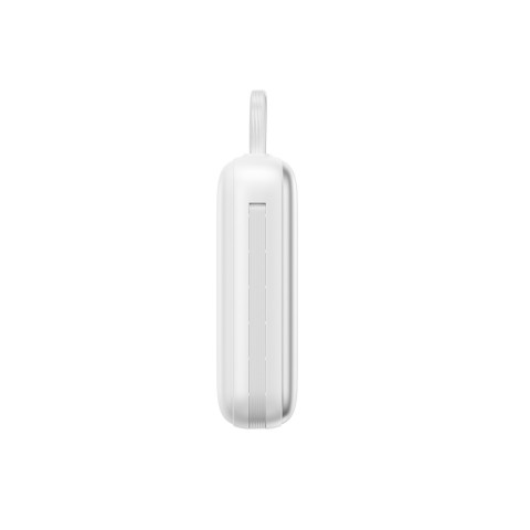 
20000mAh 22,5W USB-C nešiojama baterija su dvigubu laidu – balta
