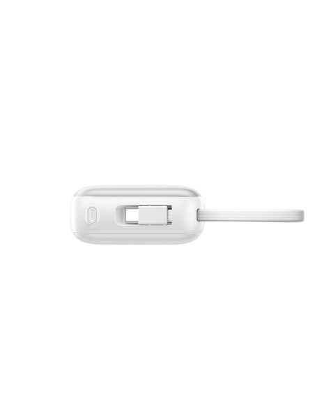 
20000mAh 22,5W USB-C nešiojama baterija su dvigubu laidu – balta
