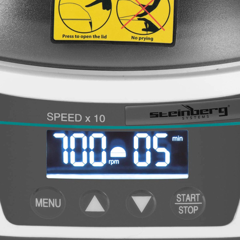 Laboratorinė centrifuga 12 mėgintuvėlių rotorius 2in1 7000 aps./min 25 W