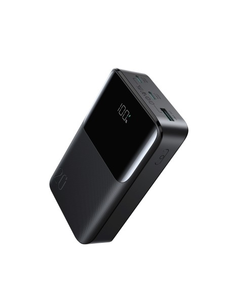 
20000mAh 22.5W USB-A USB-C su ekranu JR-QP192 Mini - juodas
