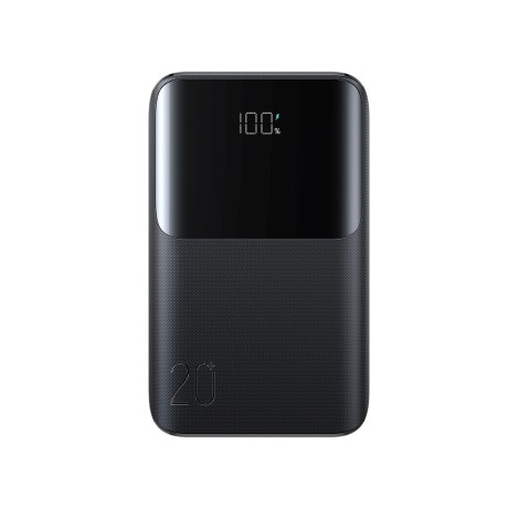 
20000mAh 22.5W USB-A USB-C su ekranu JR-QP192 Mini - juodas
