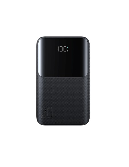 
20000mAh 22.5W USB-A USB-C su ekranu JR-QP192 Mini - juodas
