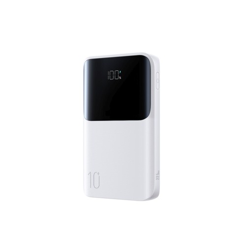 
Išorinė baterija 10000mAh 22.5W USB-A USB-C su ekranu JR-QP191 Mini - balta
