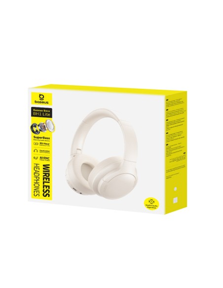 
„Bass BH1 Lite“ belaidės „Bluetooth“ ausinės – baltos
