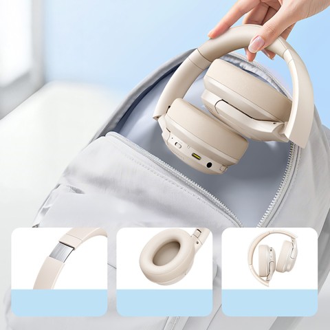 
„Bass BH1 Lite“ belaidės „Bluetooth“ ausinės – baltos
