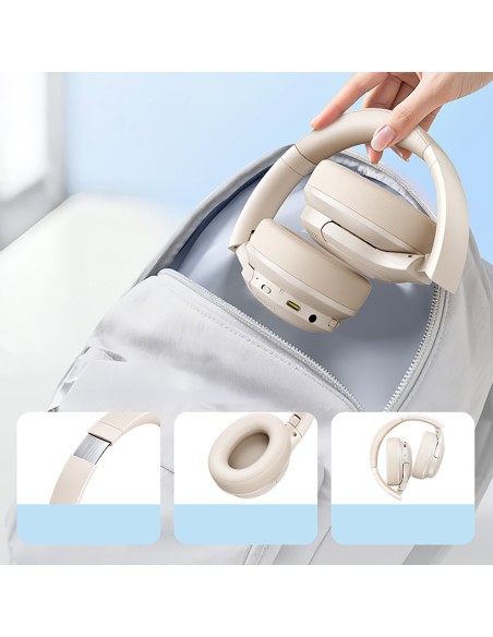 
„Bass BH1 Lite“ belaidės „Bluetooth“ ausinės – baltos
