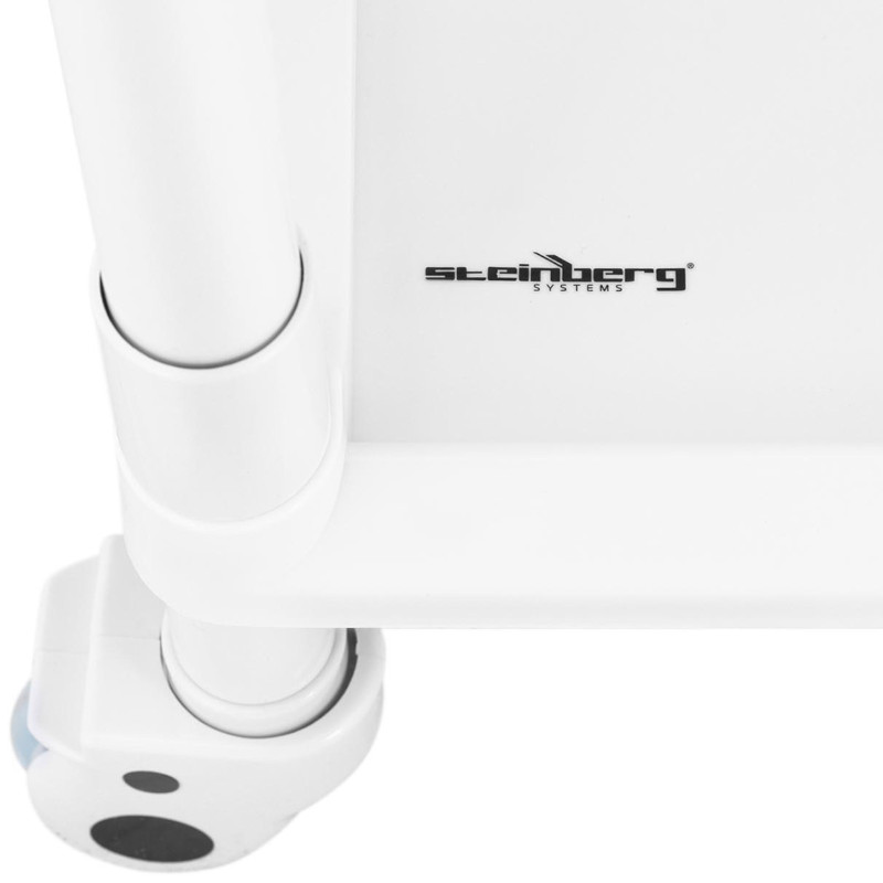 Kosmetinių procedūrų laboratorinis vežimėlis su 2 lentynomis 61 x 39 x 91 cm